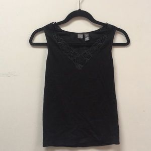 Wool and Lace tank. MADE IN ITALY